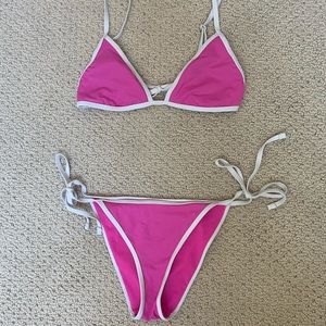 Pacsun LA Hearts Pink Bikini